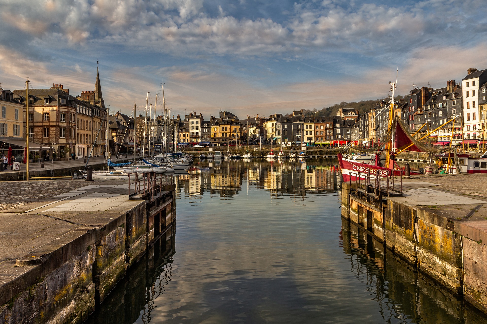 Ville de Honfleur dans le Calvados
